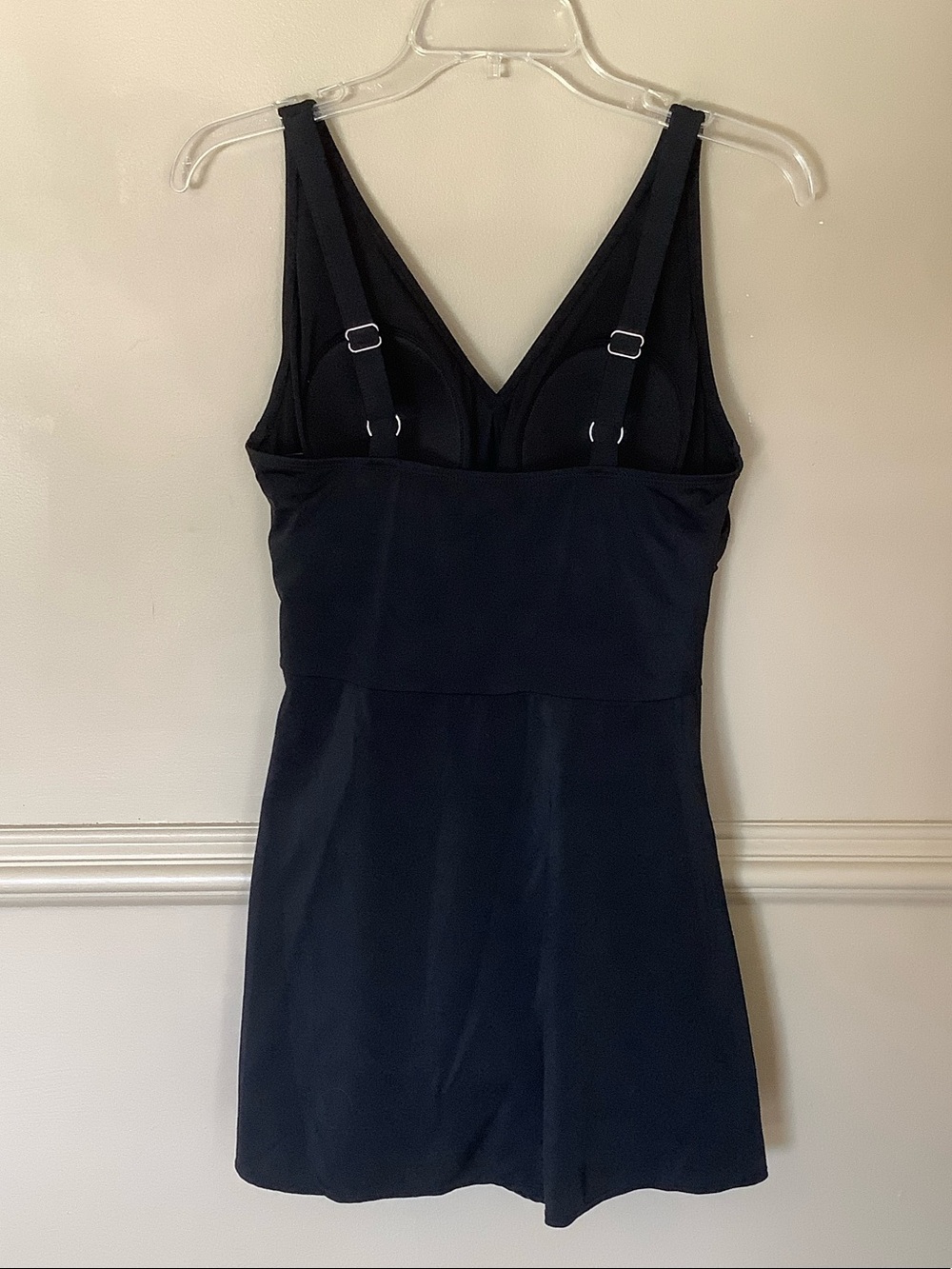Denim&Co Black One-Piece Swimdress - Picture 2 of 9